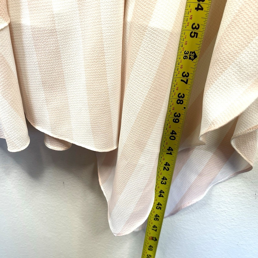 Vince Camuto Womens Sleeveless Asymmetrical Dress Size 4 Pink/White Event Spring - Picture 9 of 10